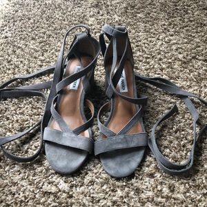 Steve Madden wrap around block heel